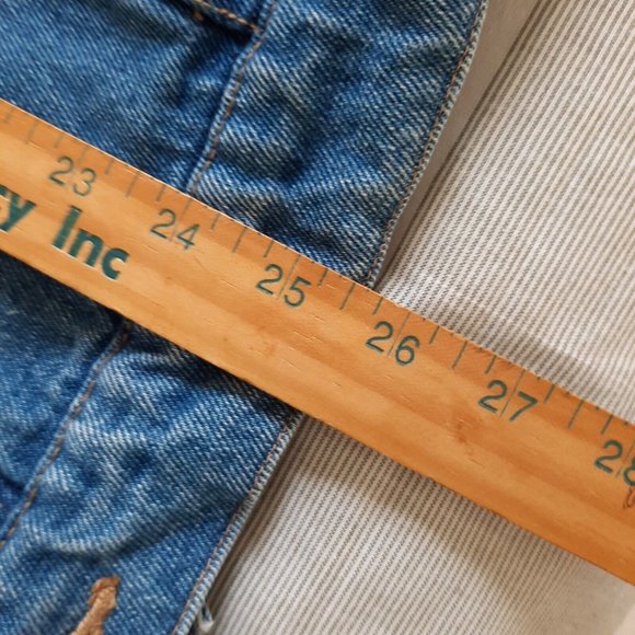 Mens Wrangler Hero Jean Jacket Denim Trucker Size Large - Picture 5 of 5